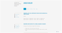 Desktop Screenshot of angusmiller.co.za